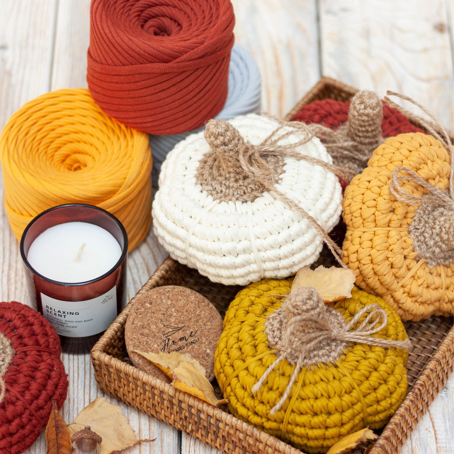 T-shirt yarn, Mini 5-7 mm, Ice-Cream