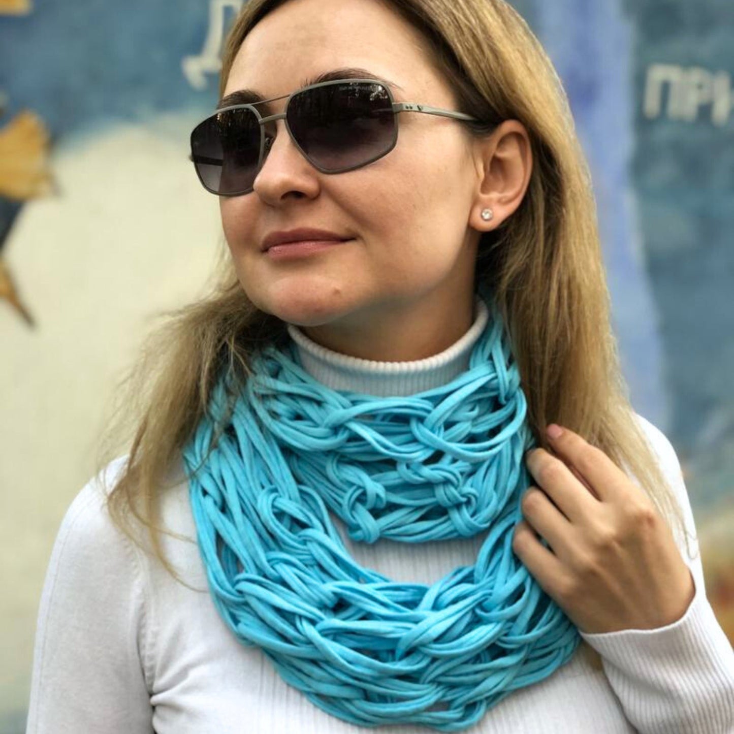 T-shirt yarn, Medium 7-9 mm, Arctic
