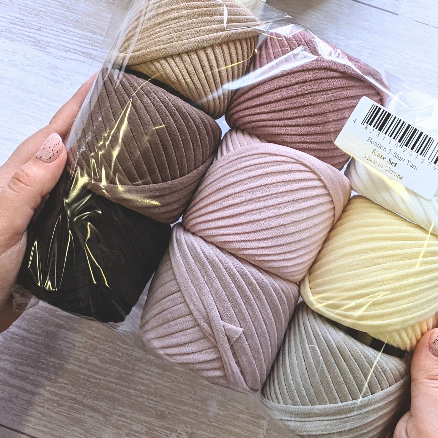 T-shirt yarn, Kate set