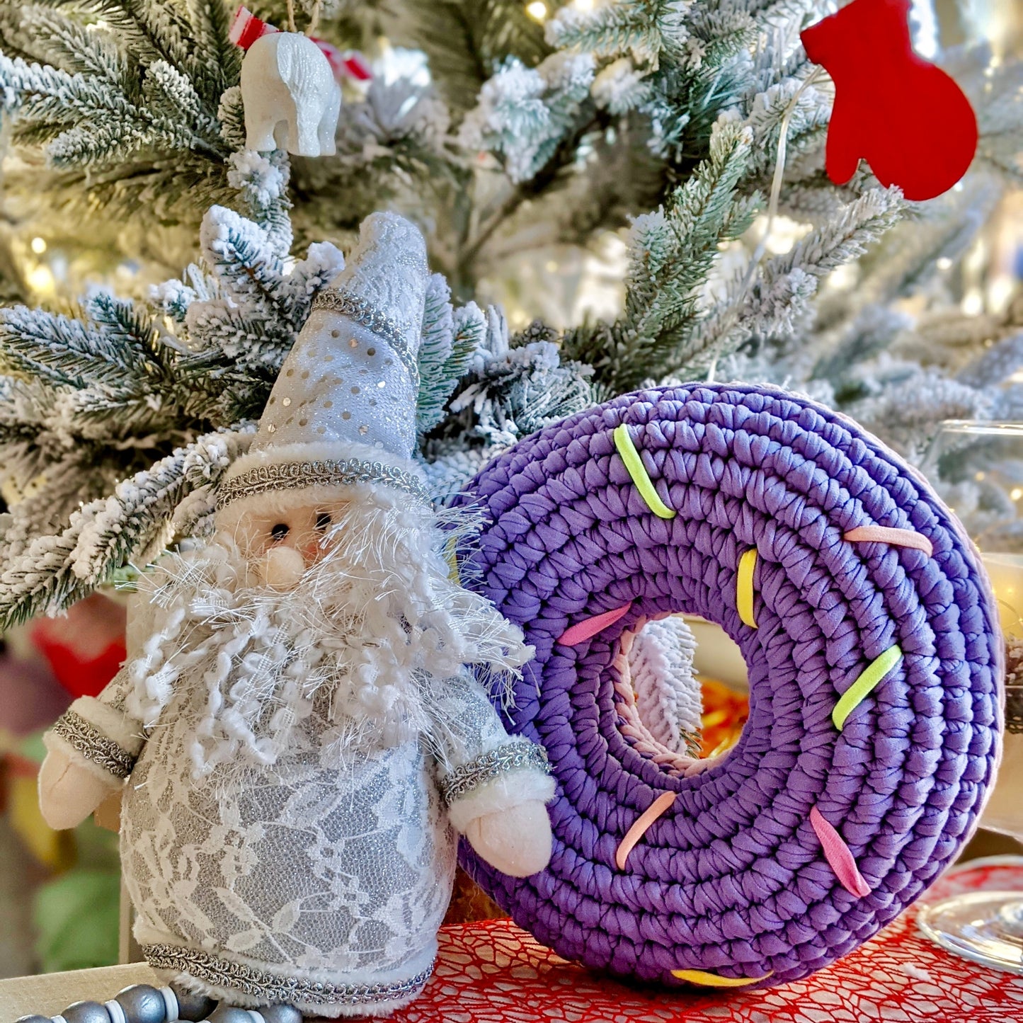 T-shirt yarn, Micro 3-5 mm, Lavender