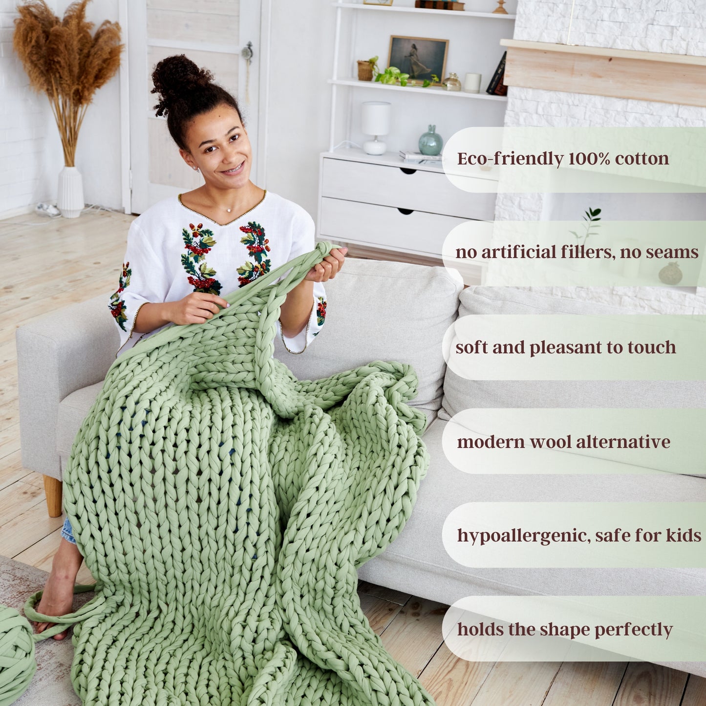 Super Thick T-Shirt Yarn 20–30 mm for Giant Crochet, Hand Knitting & Macrame – Chunky Cotton Tube Yarn – DIY Home Decor – Bubble Gum