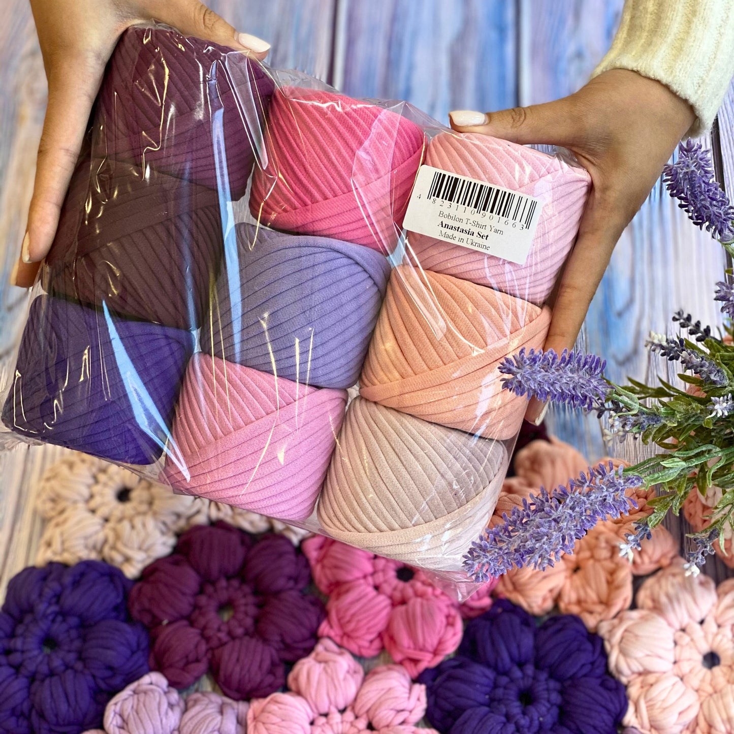 T-shirt yarn, Anastasia set