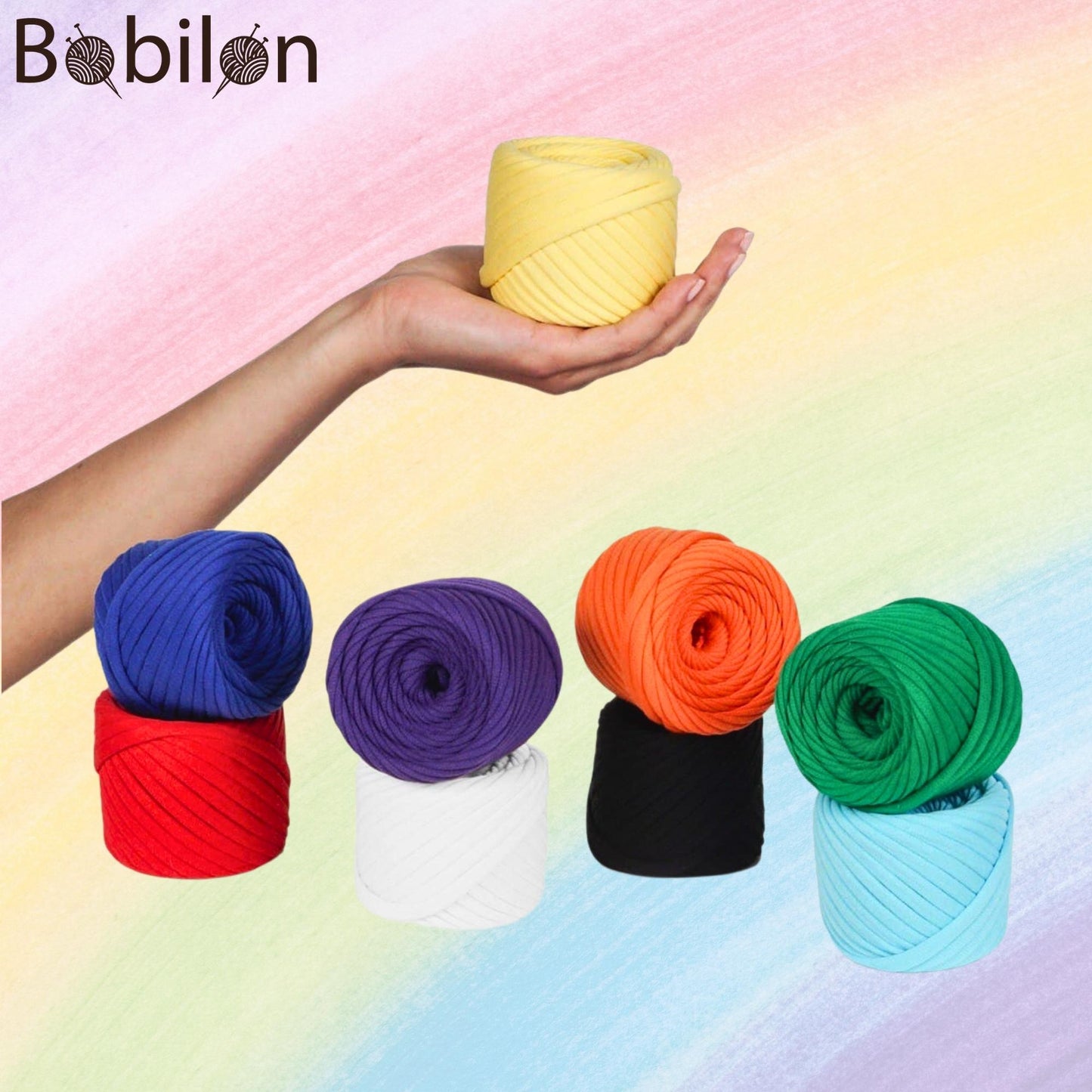 T-shirt yarn, Rainbow set