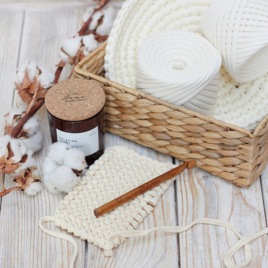 T-shirt yarn, Medium 7-9 mm, Ice-Cream