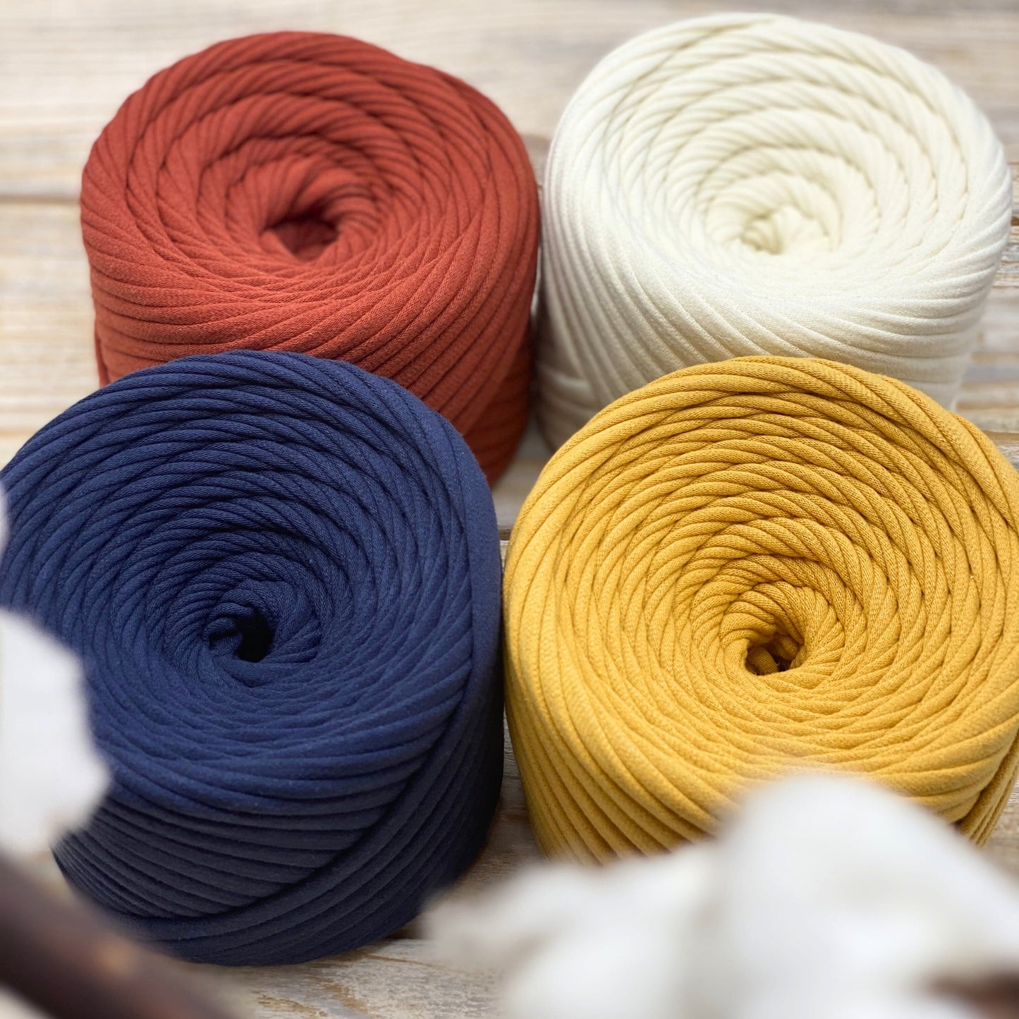 T-shirt yarn, Mini 5-7 mm, Canyon