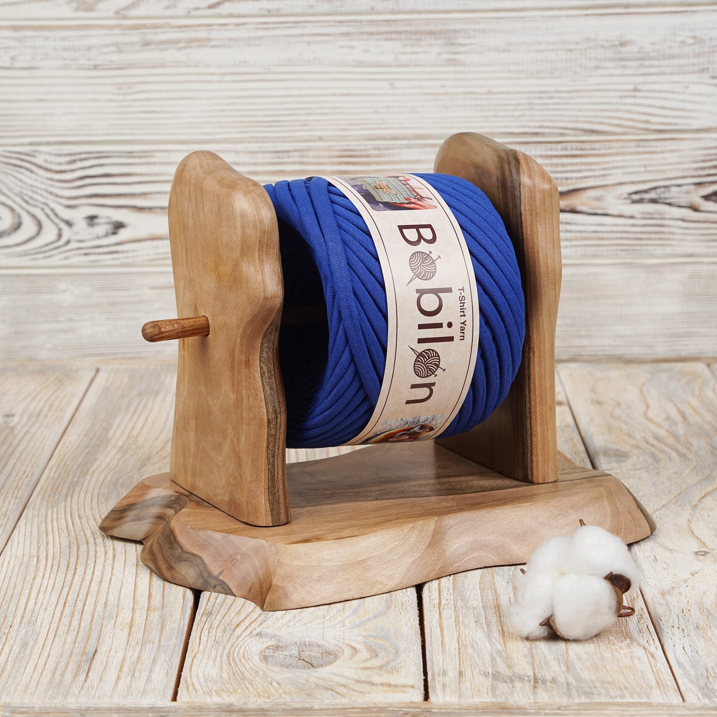 T-shirt yarn, Micro 3-5 mm, Ultramarine