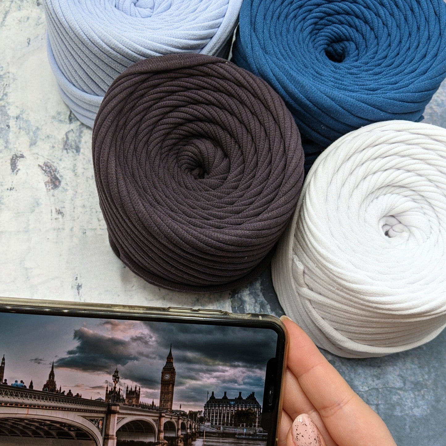 T-shirt yarn, London set