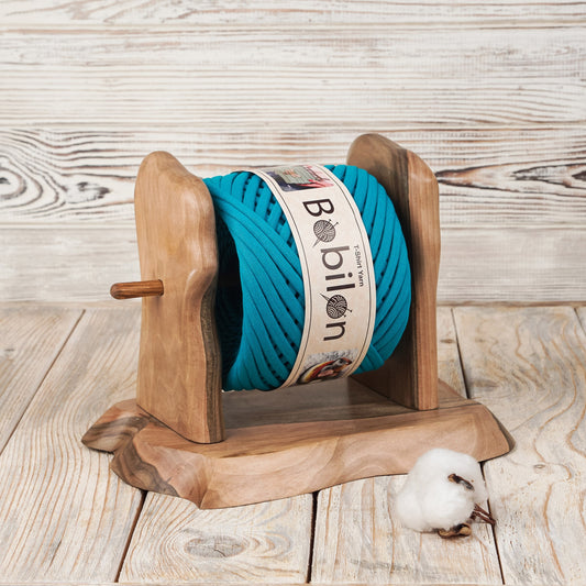 T-shirt yarn, Maxi 9-11 mm, Blue Lagoon