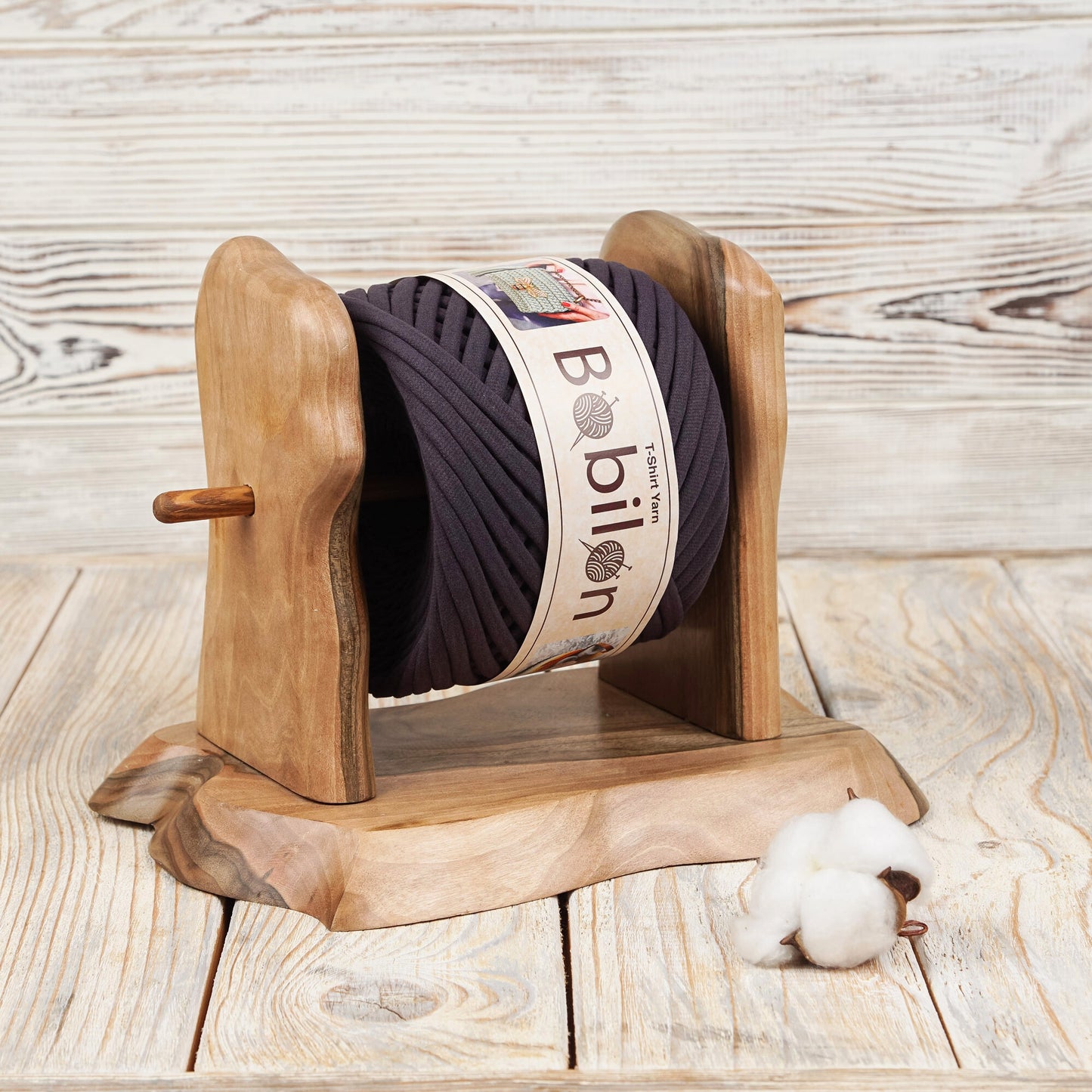 T-shirt yarn, Mini 5-7 mm, Nightfall