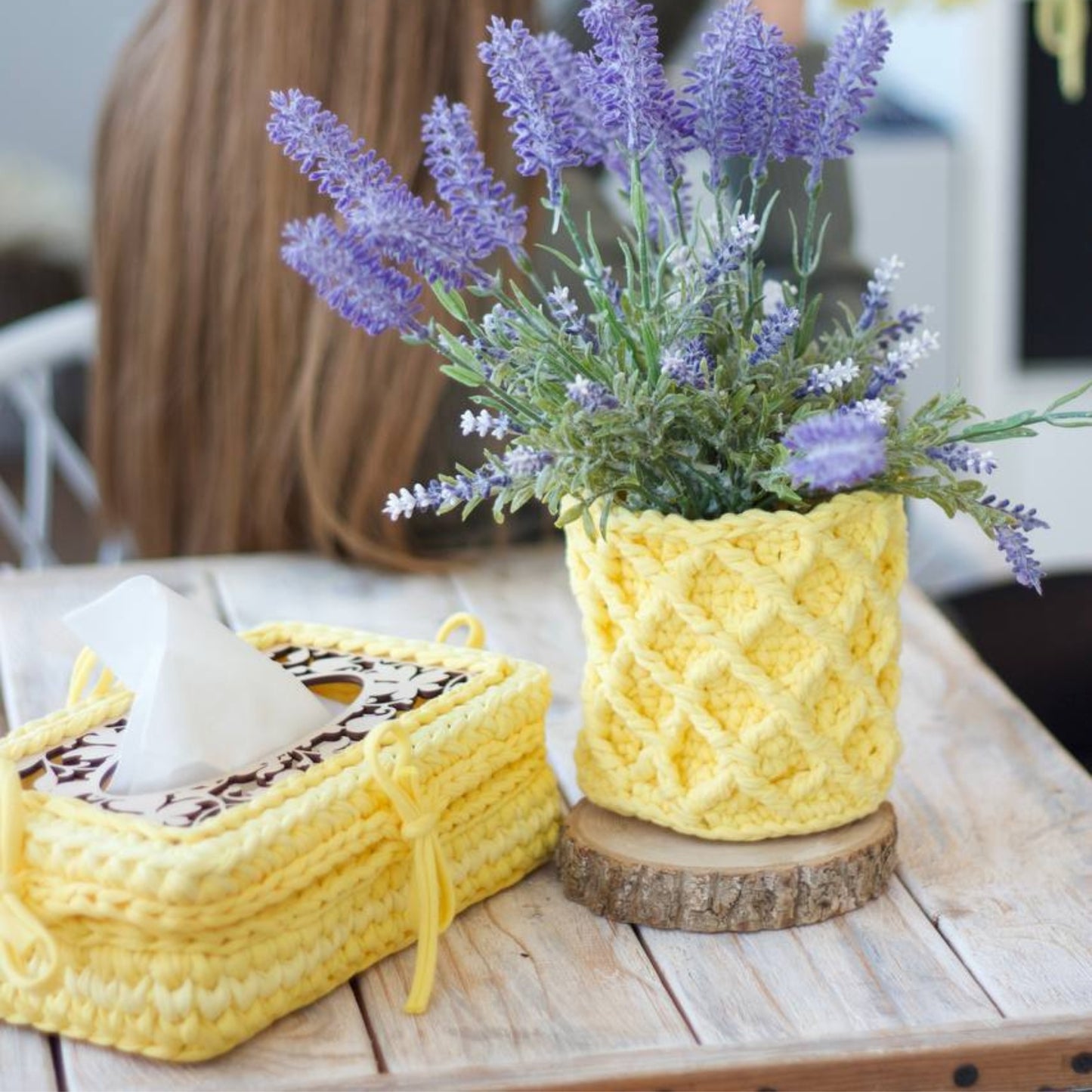 T-shirt yarn, Maxi 9-11 mm, Yellow