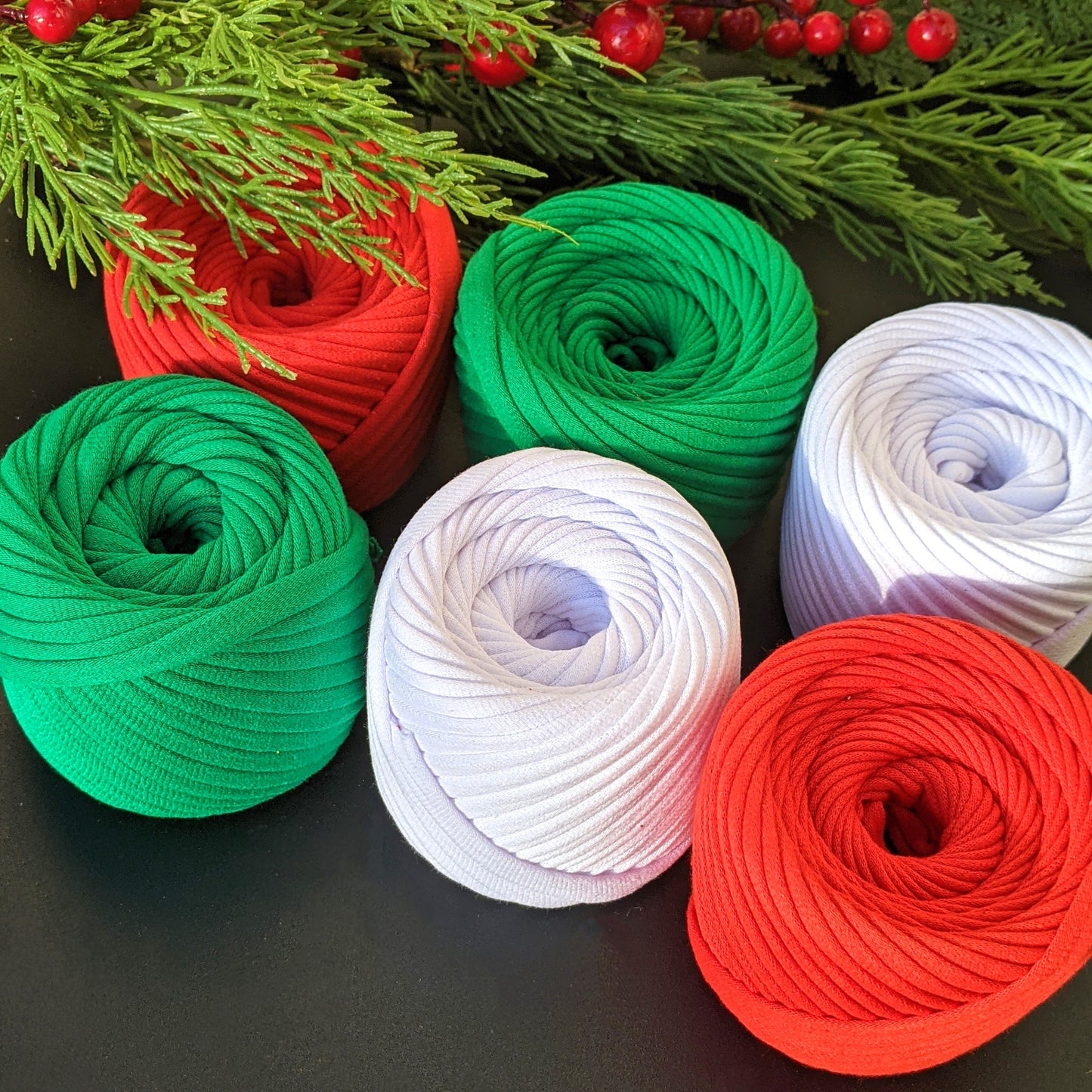 T-shirt yarn, Micro 3-5 mm, Snow White