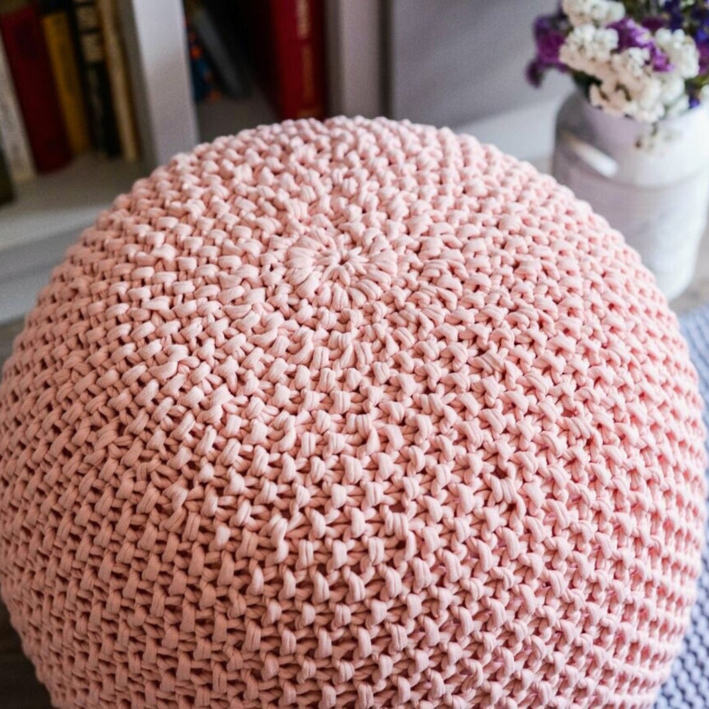 T-shirt yarn, Micro 3-5 mm, Marshmallow