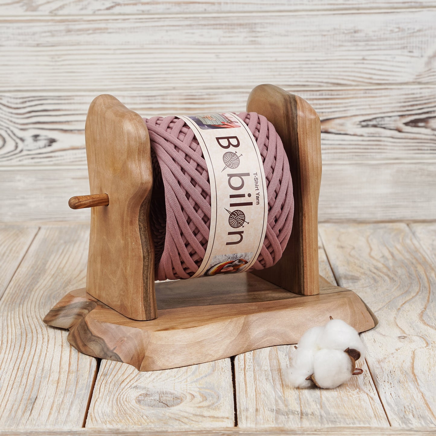 T-shirt yarn, Mini 5-7 mm, Lilac
