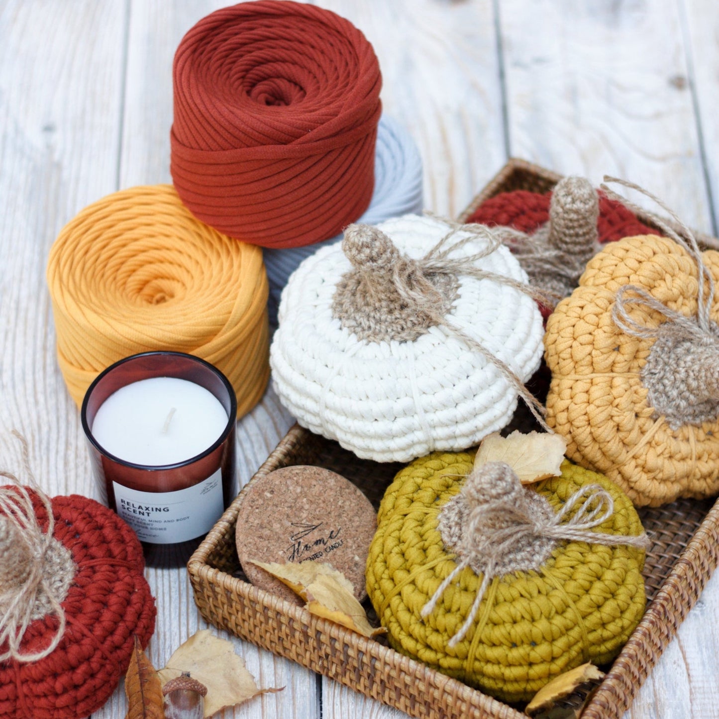 T-shirt yarn, Mini 5-7 mm, Canyon