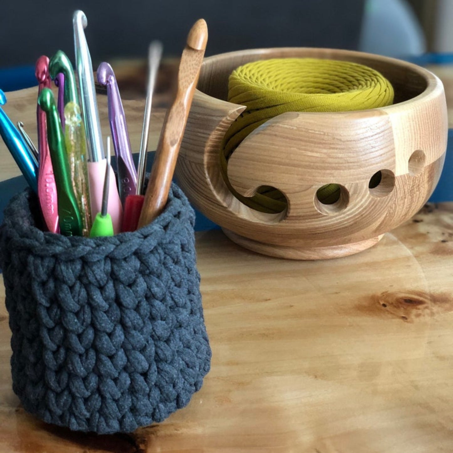 T-shirt yarn, Mini 5-7 mm, Graphite