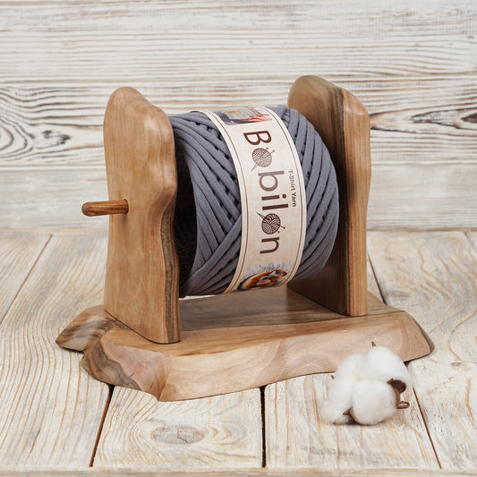 T-shirt yarn, Medium 7-9 mm, Mr. Gray