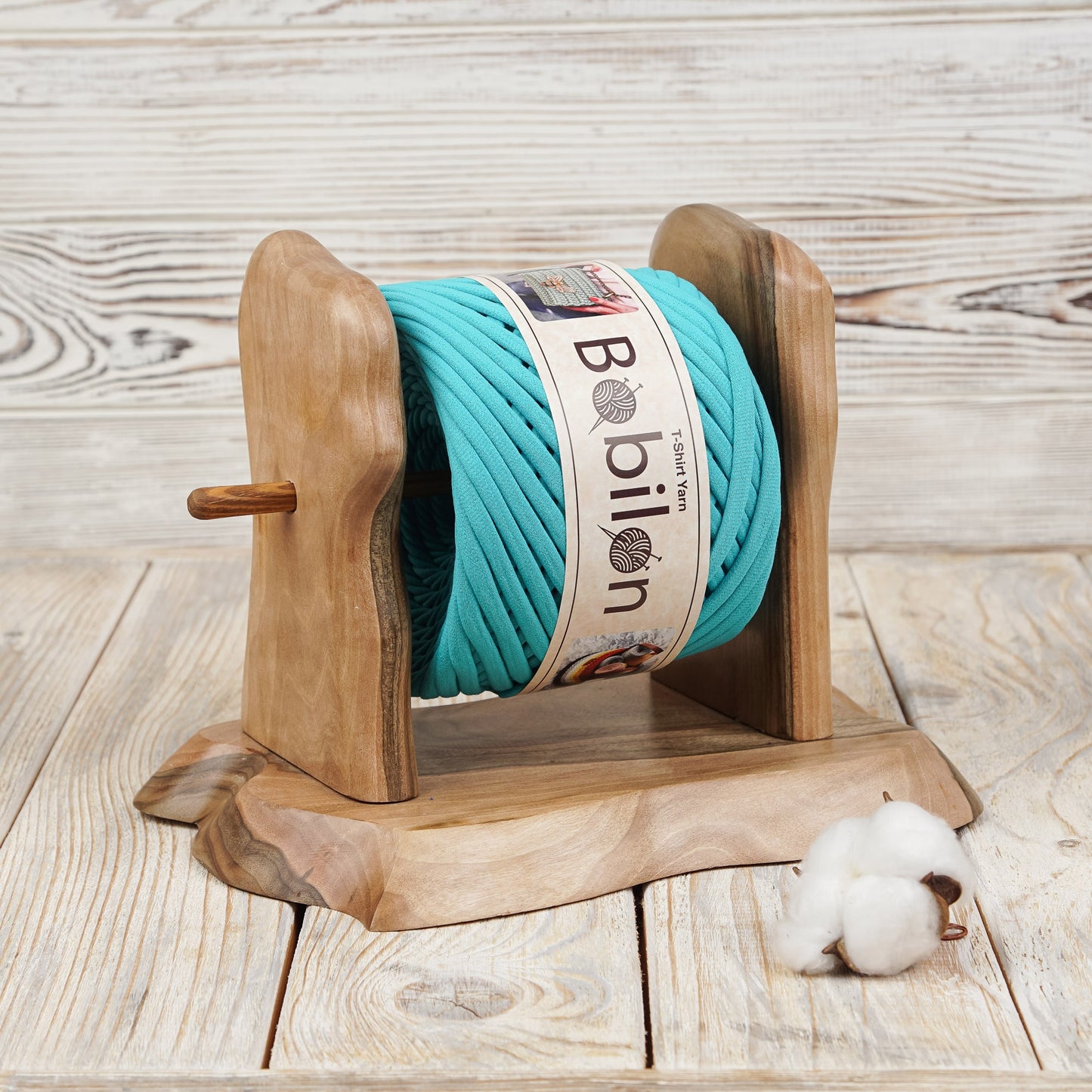 T-shirt yarn, Mini 5-7 mm, Tiffany