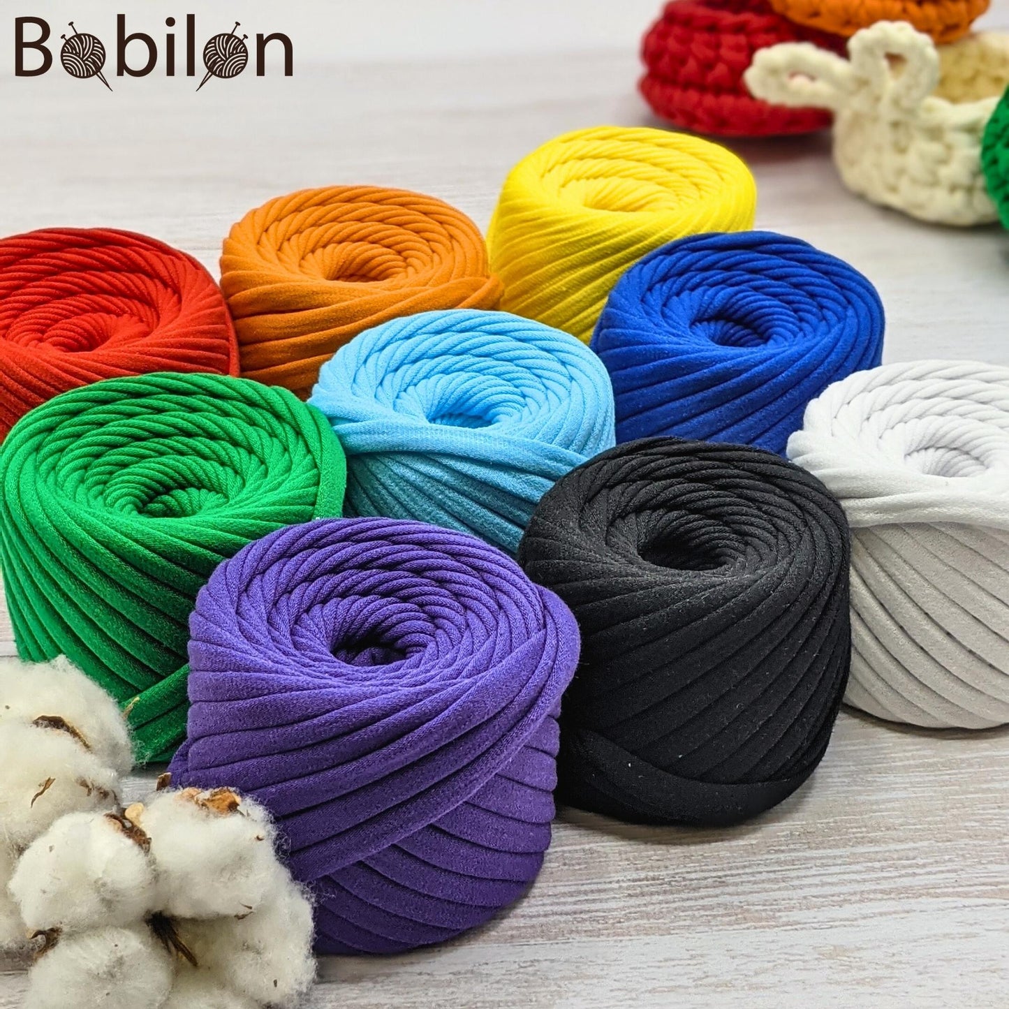 T-shirt yarn, Rainbow set