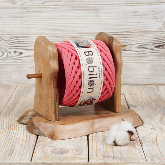 T-shirt yarn, Micro 3-5 mm, Coral