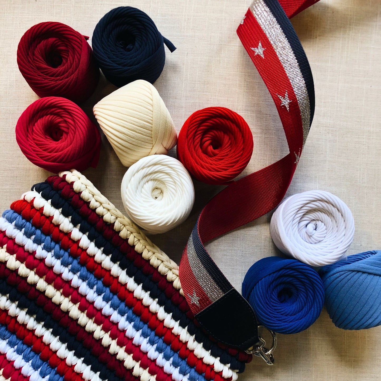 T-shirt yarn, American set