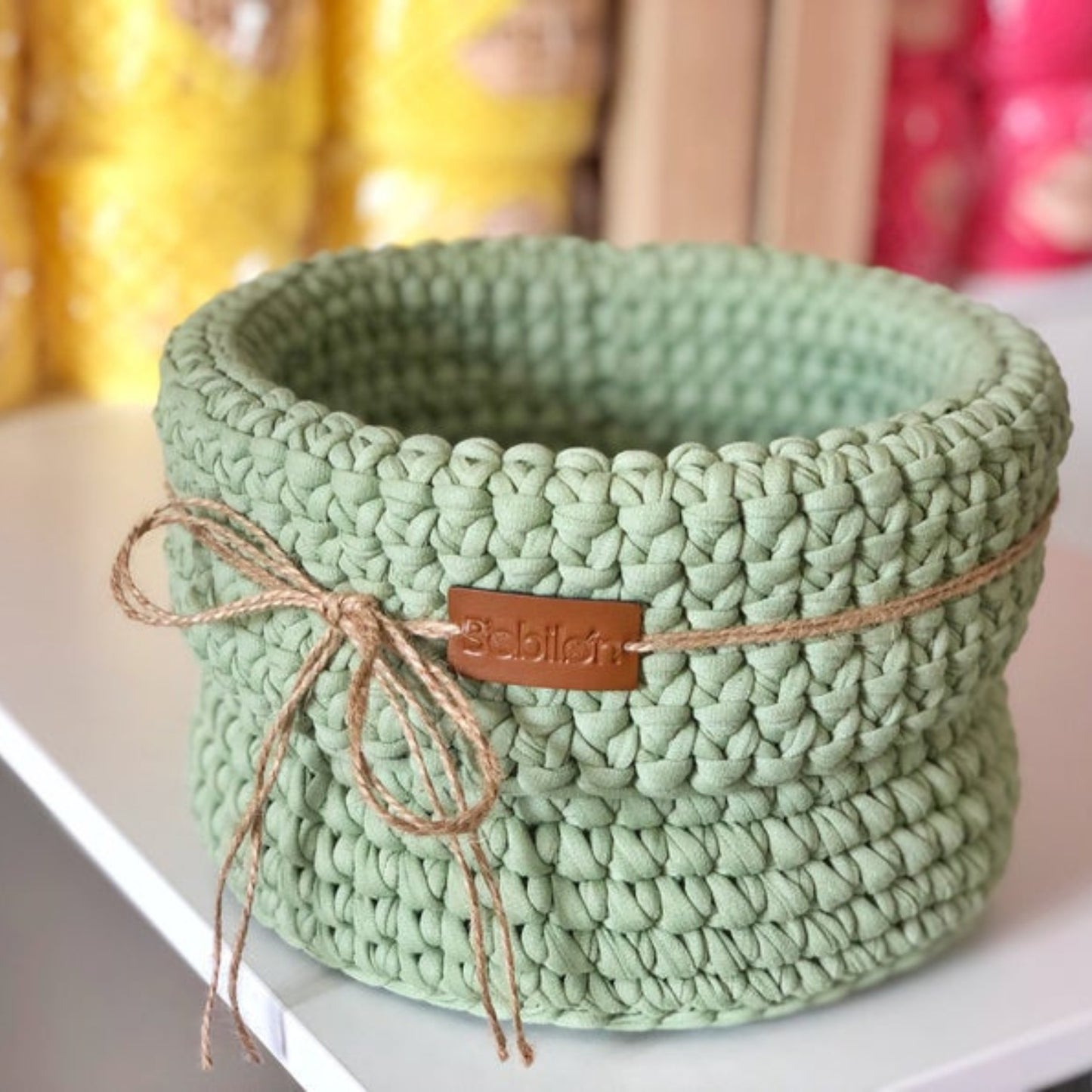 T-shirt yarn, Micro 3-5 mm, Olive