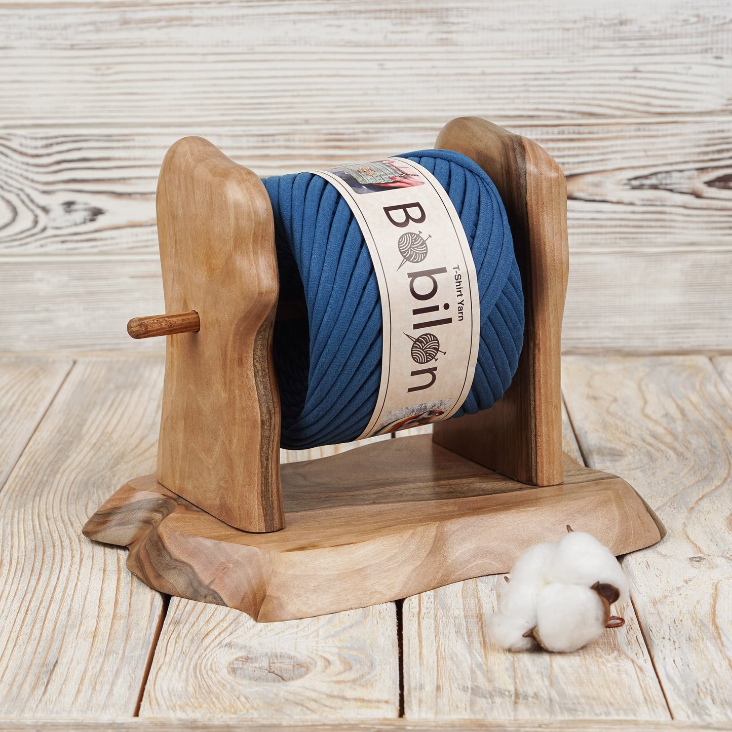 T-shirt yarn, Mini 5-7 mm, Blue Jeans