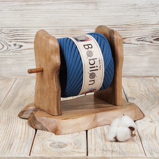 T-shirt yarn, Medium 7-9 mm, Blue Jeans