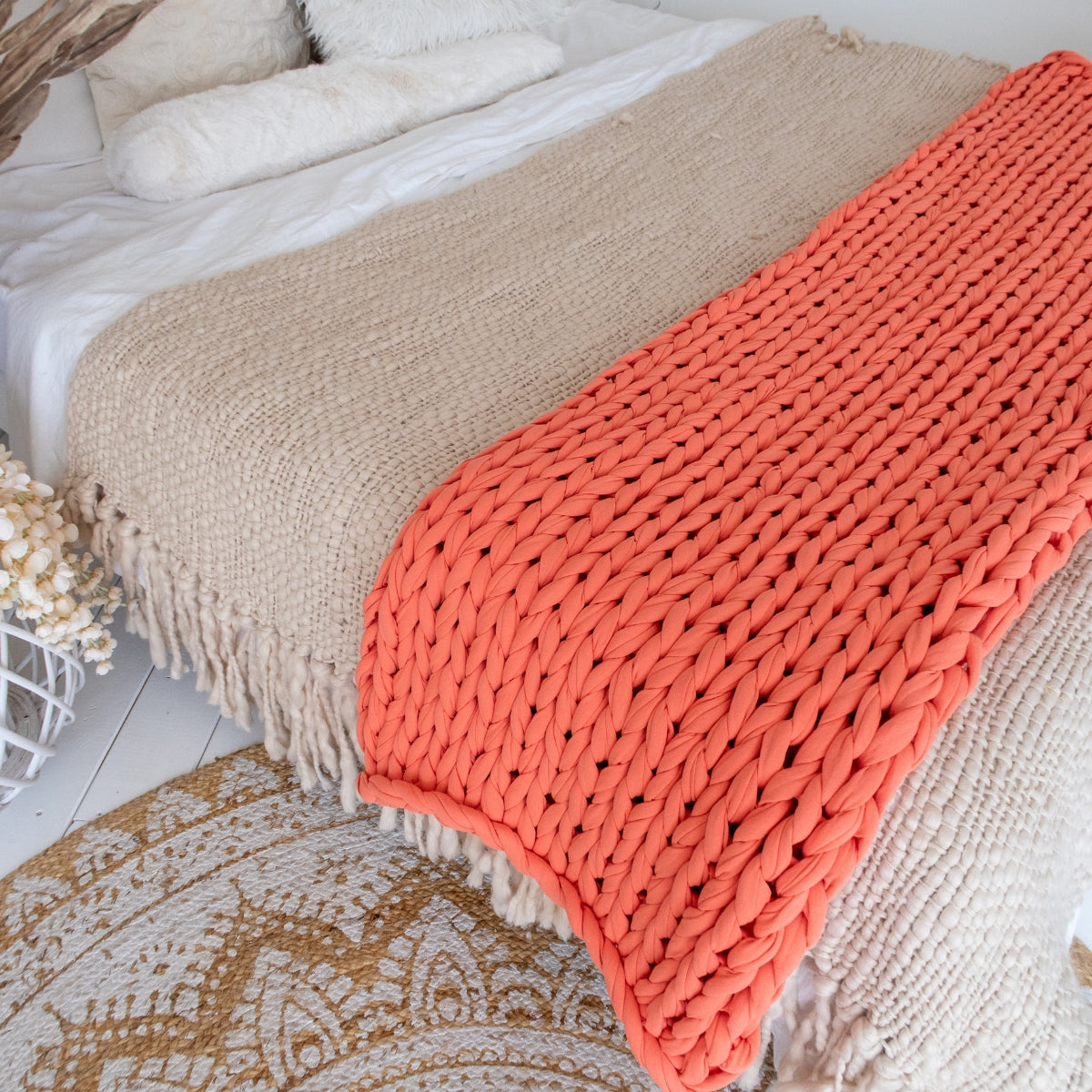 T-shirt yarn, Apricot Crush