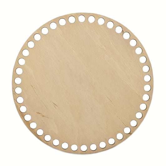 Round wooden bottom for basket in different sizes