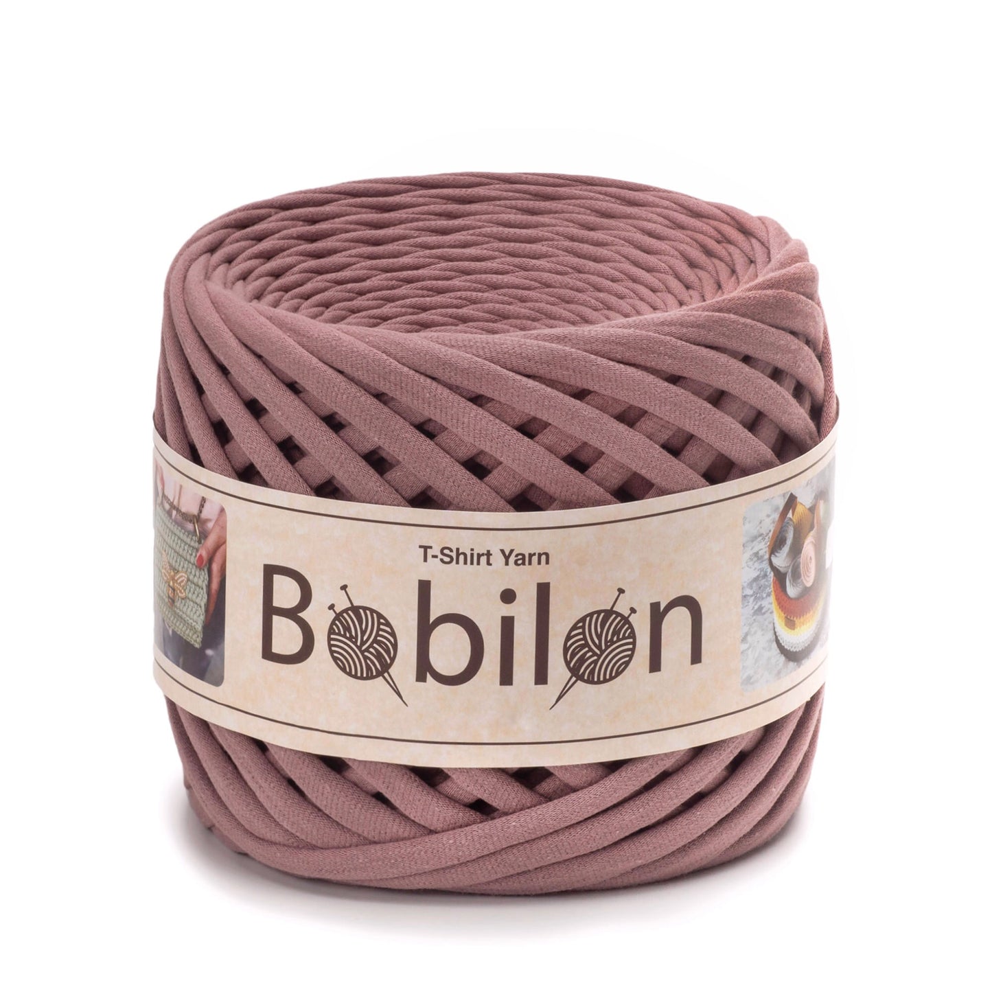 T-shirt yarn, Mini 5-7 mm, Lilac