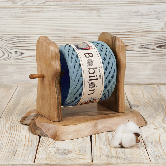 T-shirt yarn, Medium 7-9 mm, Smoky