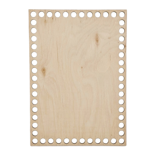 Rectangular wooden bottom for basket in different sizes