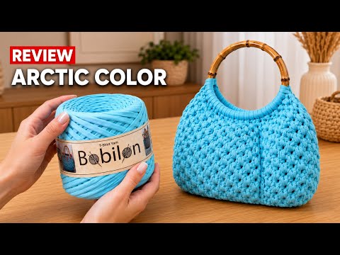 T-shirt yarn, Mini 5-7 mm, Arctic