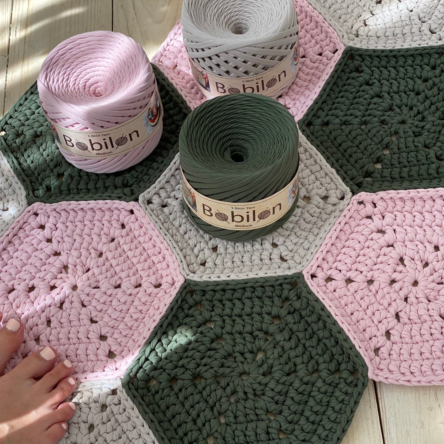 Crochet PDF Pattern "Diamond carpet"