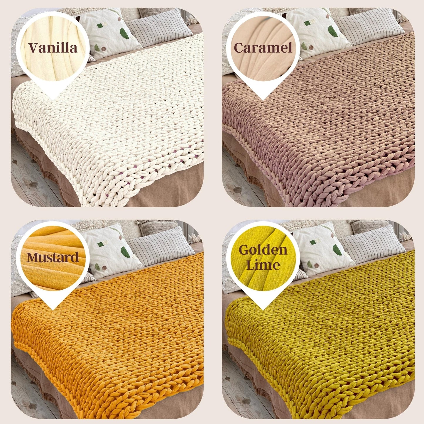 Super Thick T-Shirt Yarn 20–30 mm for Giant Crochet, Hand Knitting & Macrame – Chunky Cotton Tube Yarn – DIY Home Decor – Golden Lime