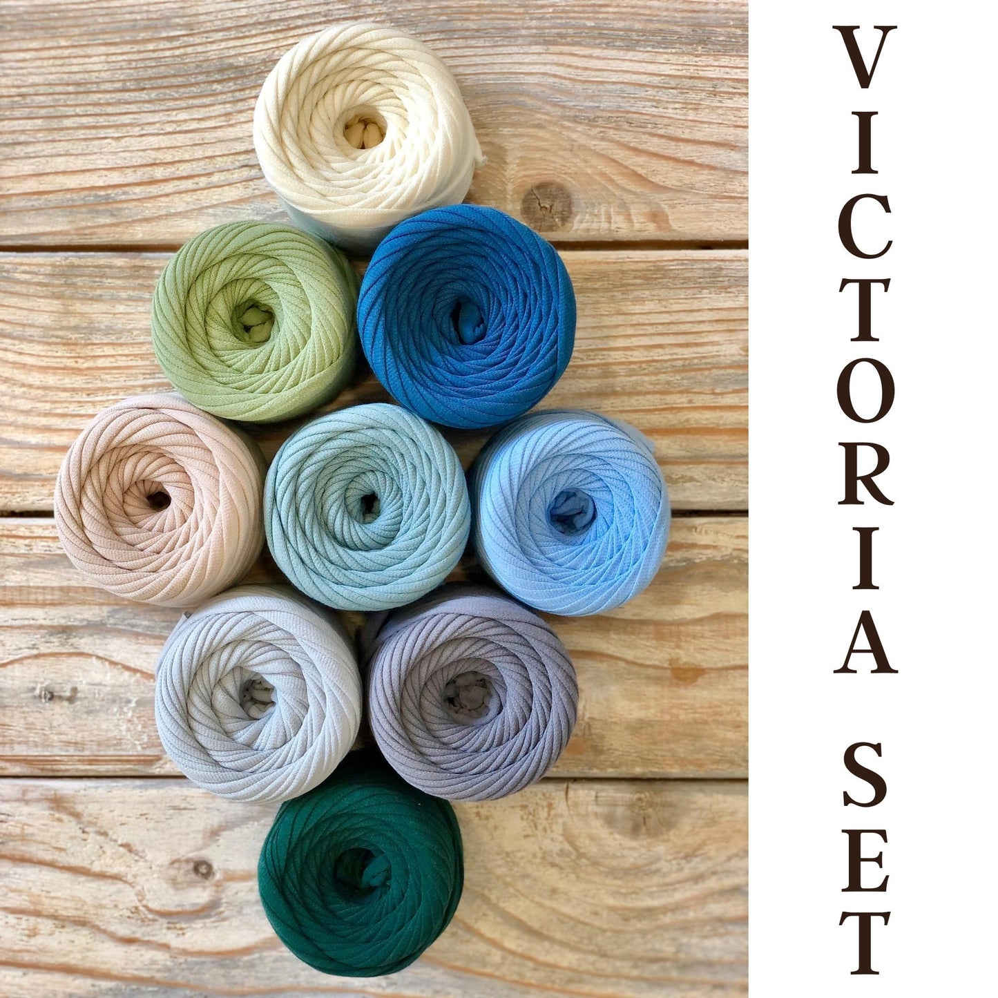 T-shirt yarn, Victoria set