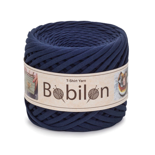 T-shirt yarn, Medium 7-9 mm, Blue Sapphire