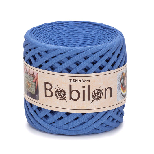 T-shirt yarn, Medium 7-9 mm, Cornflower