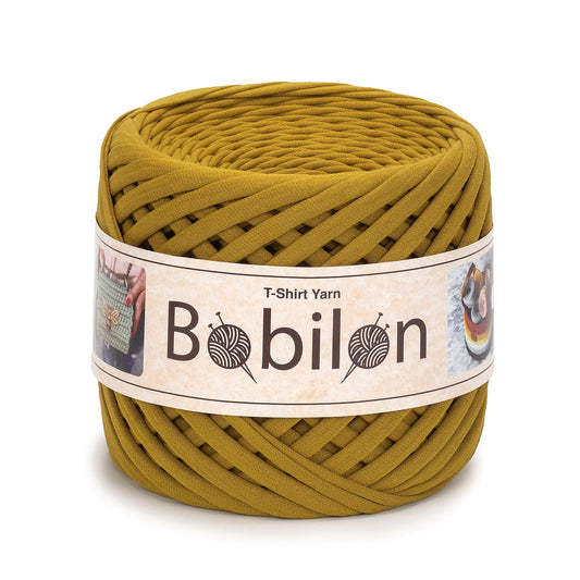 T-shirt yarn, Medium 7-9 mm, Golden Lime