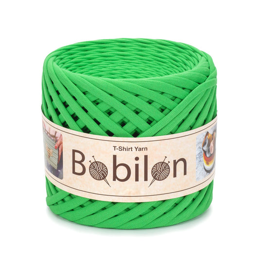 T-shirt yarn, Medium 7-9 mm, Green Apple