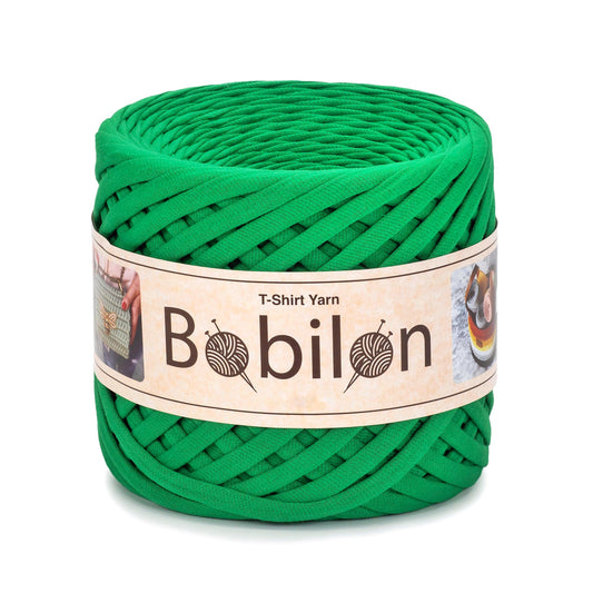 T-shirt yarn, Medium 7-9 mm, Green Island