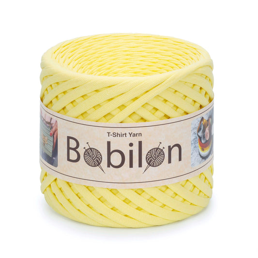 T-shirt yarn, Medium 7-9 mm, Lemon