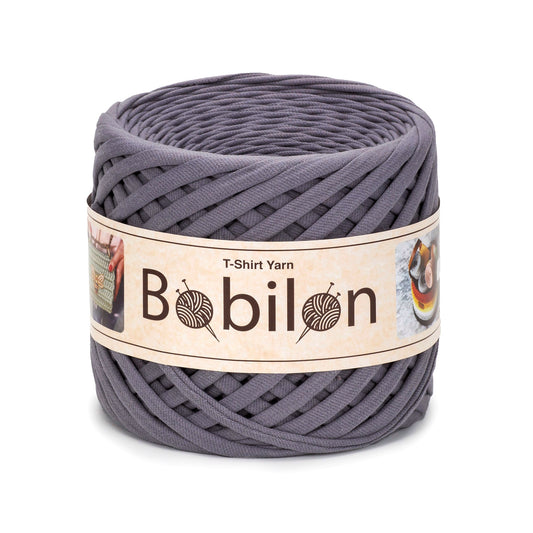 T-shirt yarn, Medium 7-9 mm, Mr. Gray