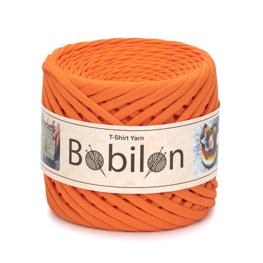 T-shirt yarn, Medium 7-9 mm, Orange