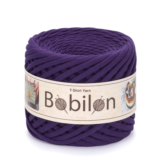 T-shirt yarn, Medium 7-9 mm, Violet