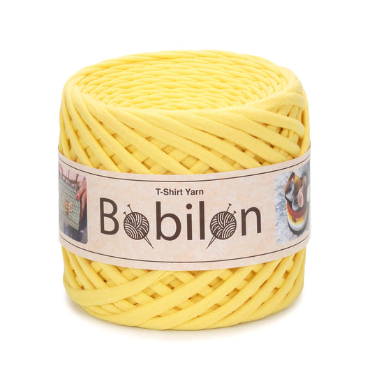 T-shirt yarn, Medium 7-9 mm, Yellow