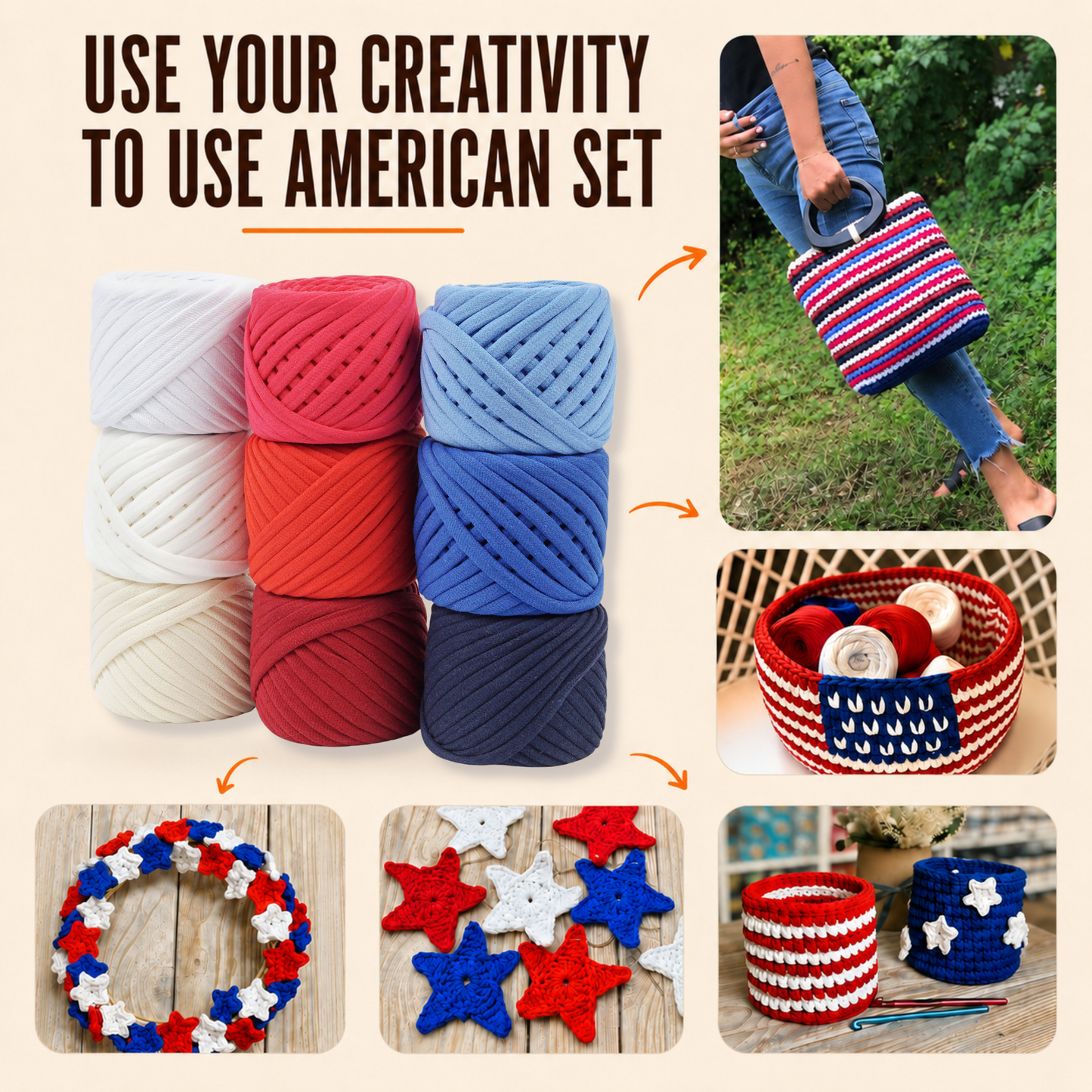 T-shirt yarn, American set