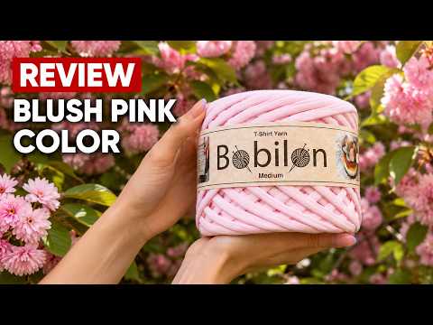 T-shirt yarn, Mini 5-7 mm, Blush Pink