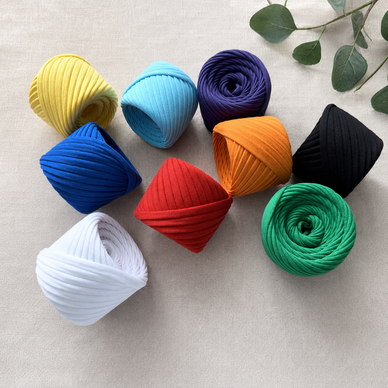 T-shirt yarn, Rainbow set